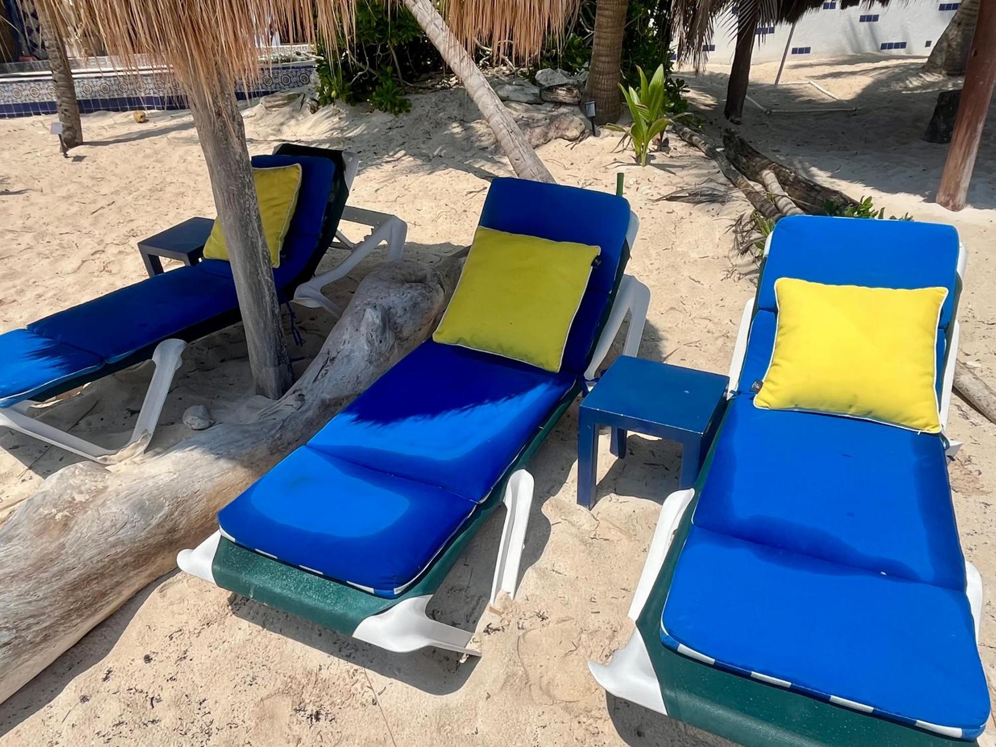 Beachfront Hammock Heaven Akumal Exteriör bild