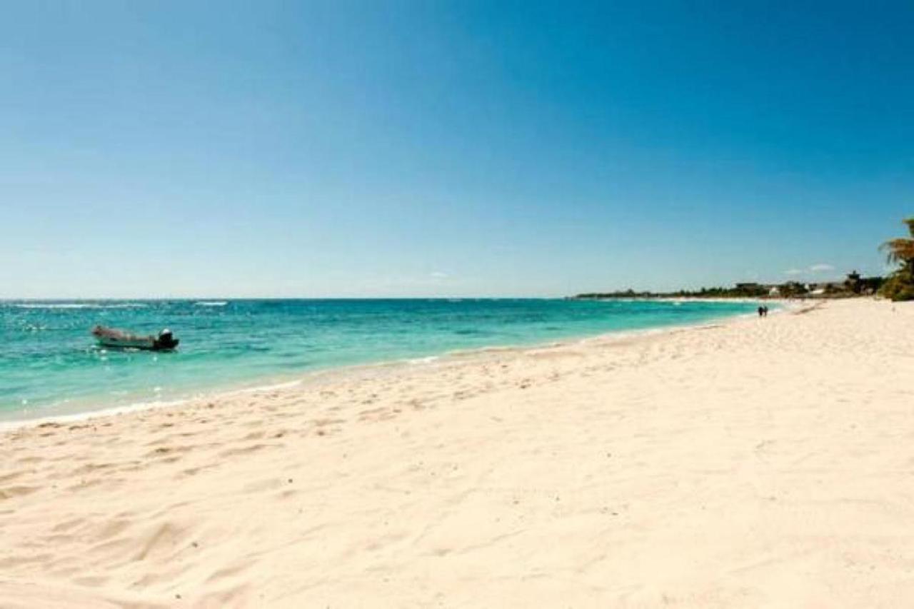 Beachfront Hammock Heaven Akumal Exteriör bild